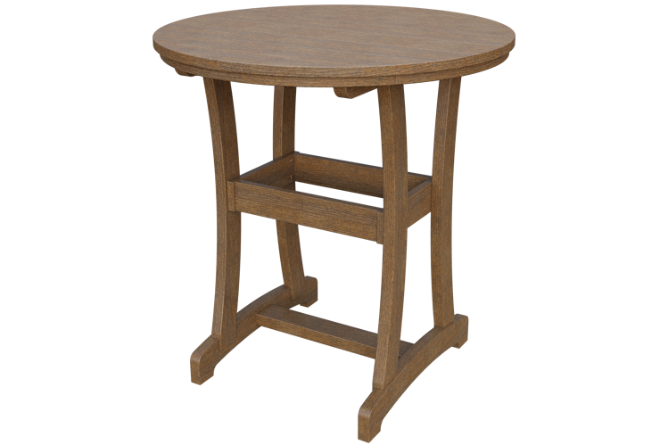 Patiova Recycled Plastic 42" Round Adirondack Bar Table (BAR HEIGHT) 40" HIGH - LEAD TIME TO SHIP 6 WEEKS OR LESS