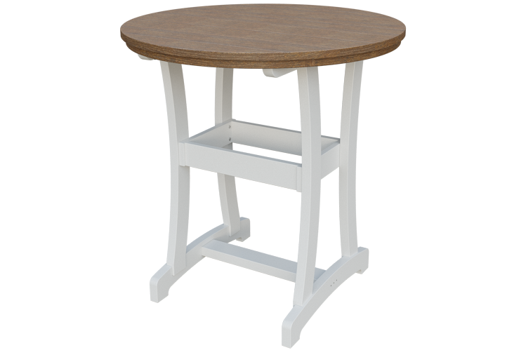 Patiova Recycled Plastic 42" Round Adirondack Bar Table (BAR HEIGHT) 40" HIGH - LEAD TIME TO SHIP 6 WEEKS OR LESS