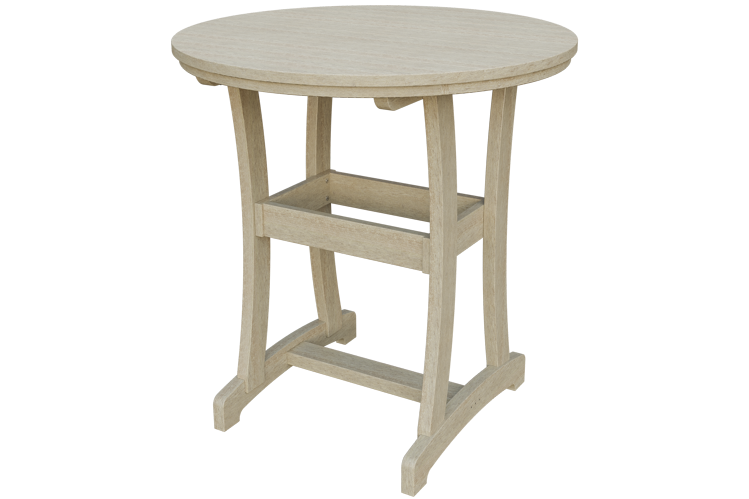 Patiova Recycled Plastic 42" Round Adirondack Bar Table (BAR HEIGHT) 40" HIGH - LEAD TIME TO SHIP 6 WEEKS OR LESS