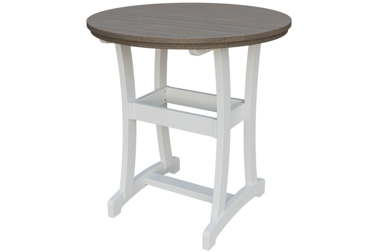 Patiova Recycled Plastic 42" Round Adirondack Bar Table (BAR HEIGHT) 40" HIGH - LEAD TIME TO SHIP 6 WEEKS OR LESS