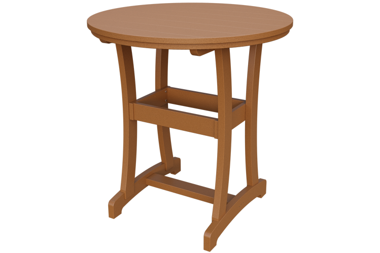 Patiova Recycled Plastic 42" Round Adirondack Bar Table (BAR HEIGHT) 40" HIGH - LEAD TIME TO SHIP 6 WEEKS OR LESS