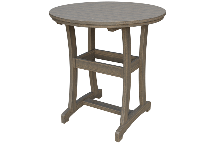 Patiova Recycled Plastic 42" Round Adirondack Bar Table (BAR HEIGHT) 40" HIGH - LEAD TIME TO SHIP 6 WEEKS OR LESS