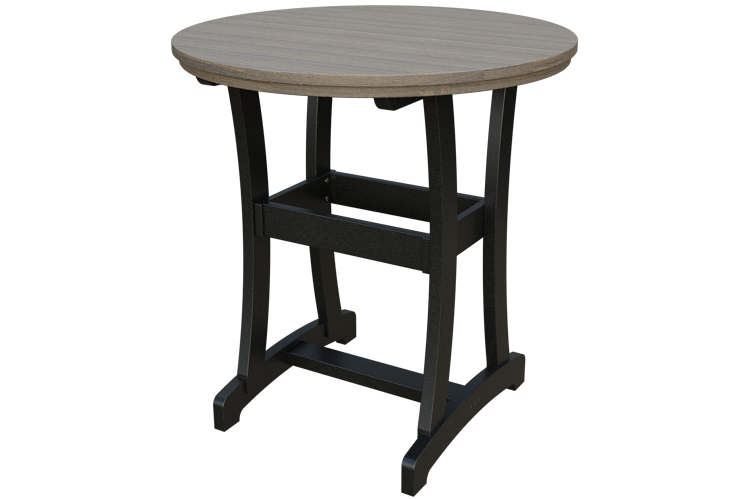 Patiova Recycled Plastic 42" Round Adirondack Bar Table (BAR HEIGHT) 40" HIGH - LEAD TIME TO SHIP 6 WEEKS OR LESS