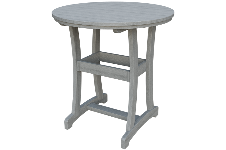 Patiova Recycled Plastic 42" Round Adirondack Bar Table (BAR HEIGHT) 40" HIGH - LEAD TIME TO SHIP 6 WEEKS OR LESS