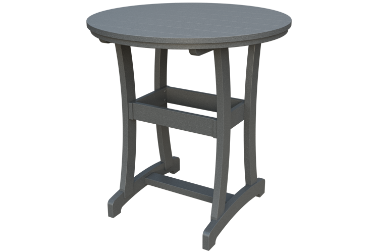 Patiova Recycled Plastic 42" Round Adirondack Bar Table (BAR HEIGHT) 40" HIGH - LEAD TIME TO SHIP 6 WEEKS OR LESS