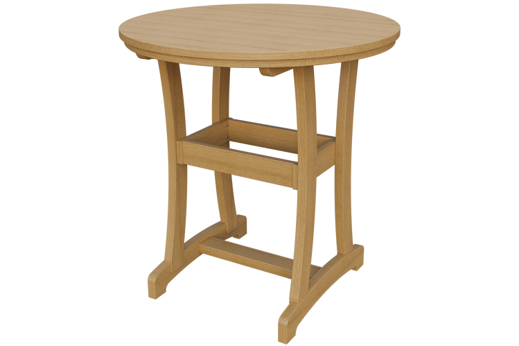 Patiova Recycled Plastic 42" Round Adirondack Bar Table (BAR HEIGHT) 40" HIGH - LEAD TIME TO SHIP 6 WEEKS OR LESS