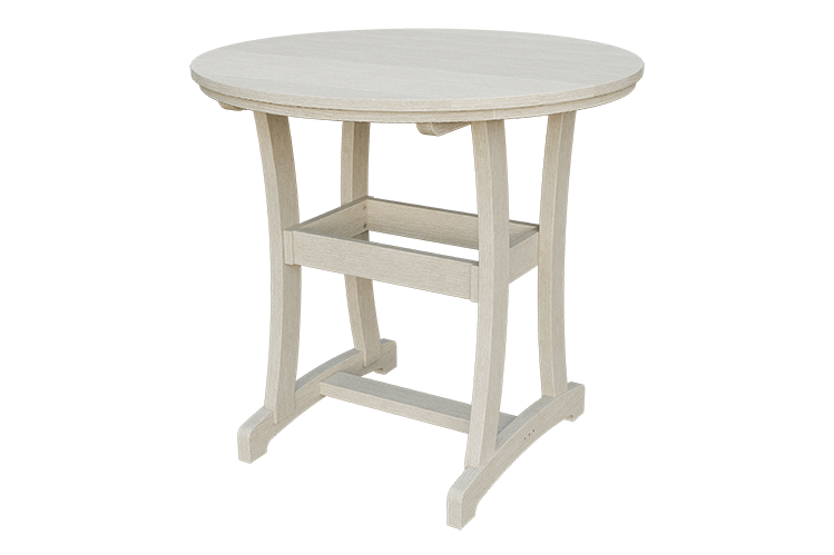 Patiova Recycled Plastic 42" Round Adirondack Bar Table (BAR HEIGHT) 40" HIGH - LEAD TIME TO SHIP 6 WEEKS OR LESS