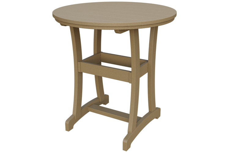 Patiova Recycled Plastic 42" Round Adirondack Bar Table (BAR HEIGHT) 40" HIGH - LEAD TIME TO SHIP 6 WEEKS OR LESS