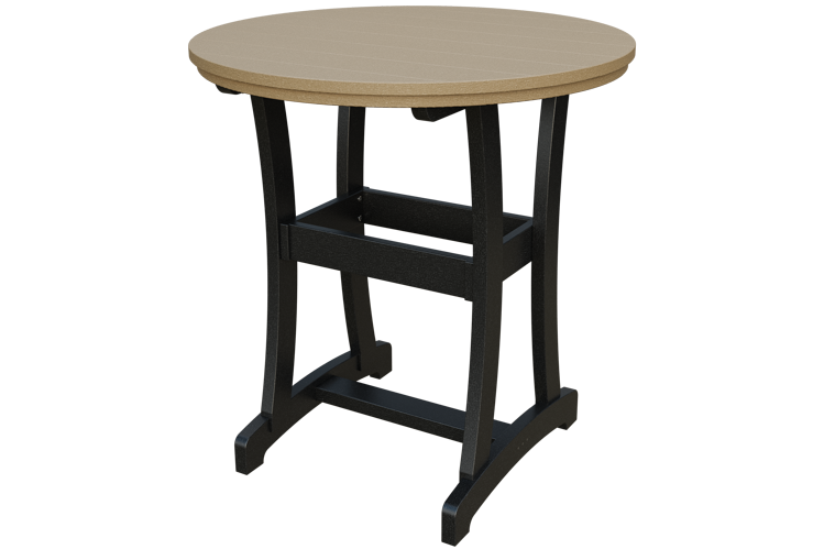 Patiova Recycled Plastic 42" Round Adirondack Bar Table (BAR HEIGHT) 40" HIGH - LEAD TIME TO SHIP 6 WEEKS OR LESS