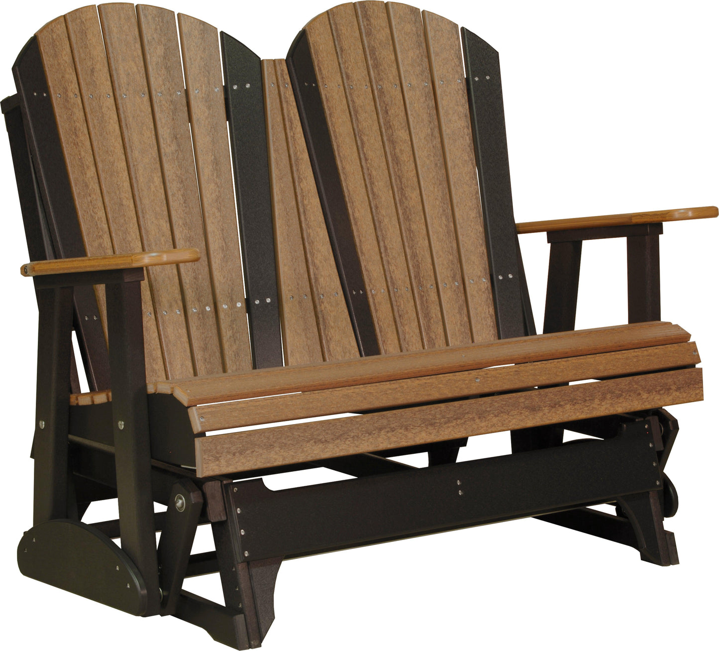 LuxCraft Recycled Plastic 4' Adirondack Glider Chair  - LEAD TIME TO SHIP 7 BUSINESS DAYS OR LESS