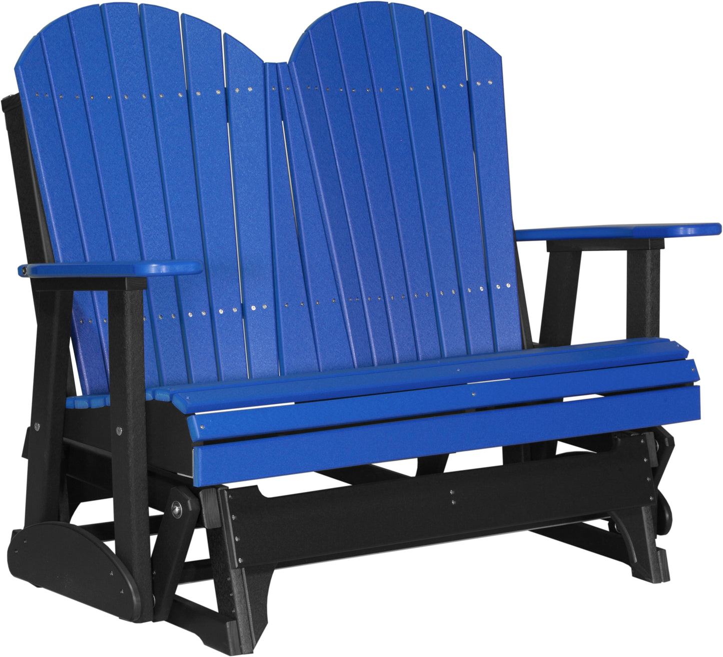 LuxCraft Recycled Plastic 4' Adirondack Glider Chair  - LEAD TIME TO SHIP 7 BUSINESS DAYS OR LESS