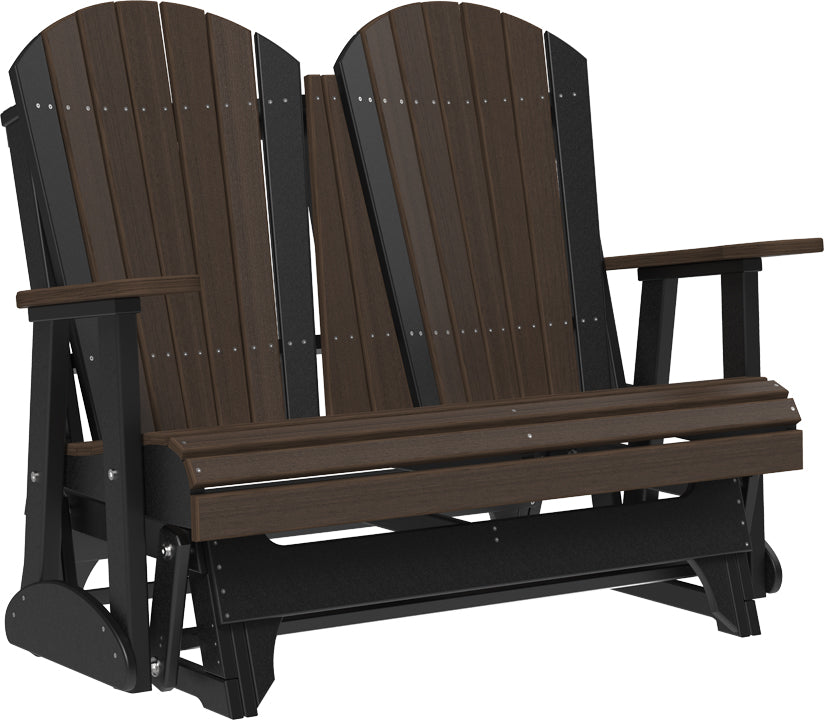 LuxCraft Recycled Plastic 4' Adirondack Glider Chair  - LEAD TIME TO SHIP 7 BUSINESS DAYS OR LESS