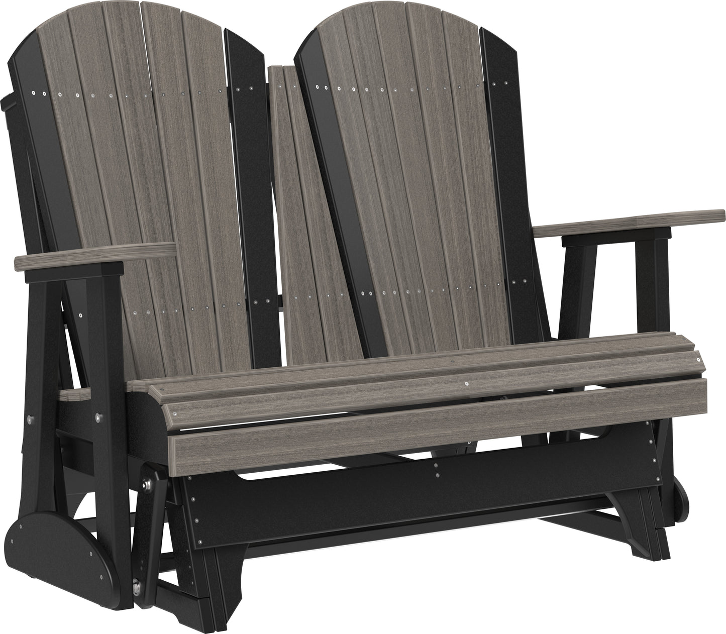 LuxCraft Recycled Plastic 4' Adirondack Glider Chair  - LEAD TIME TO SHIP 14 BUSINESS DAYS