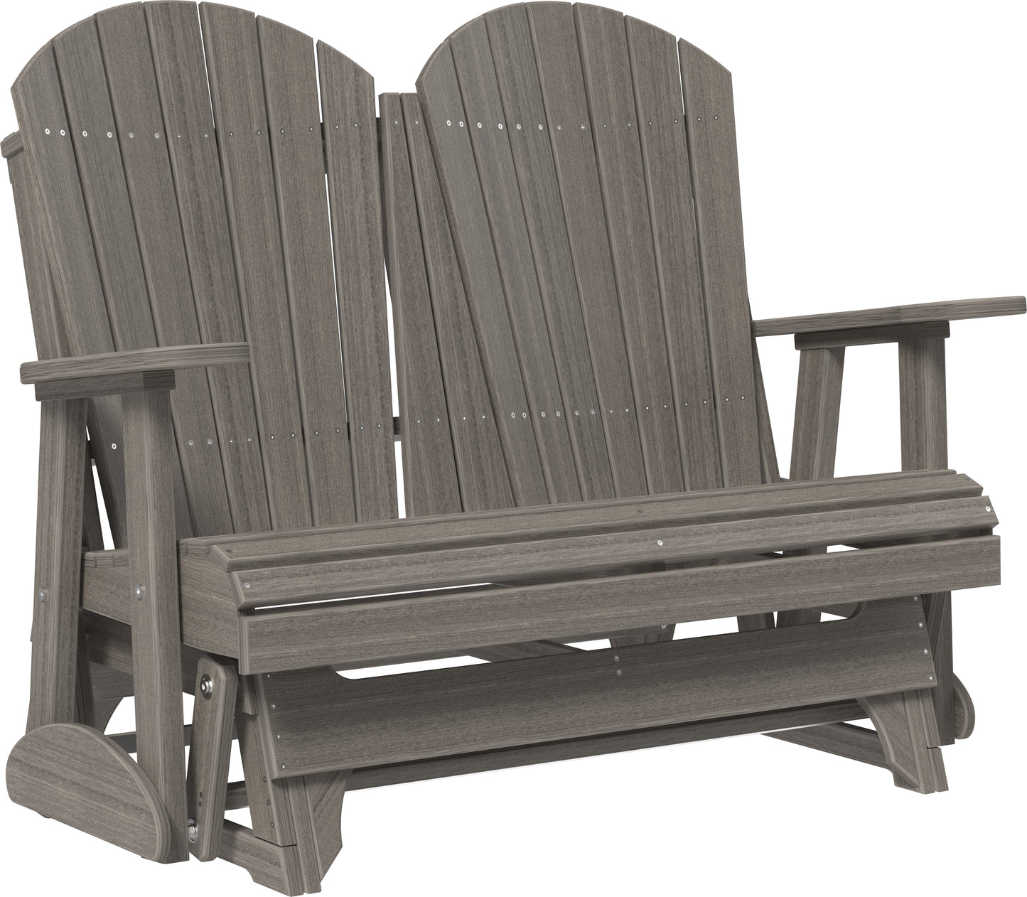 LuxCraft Recycled Plastic 4' Adirondack Glider Chair  - LEAD TIME TO SHIP 14 BUSINESS DAYS