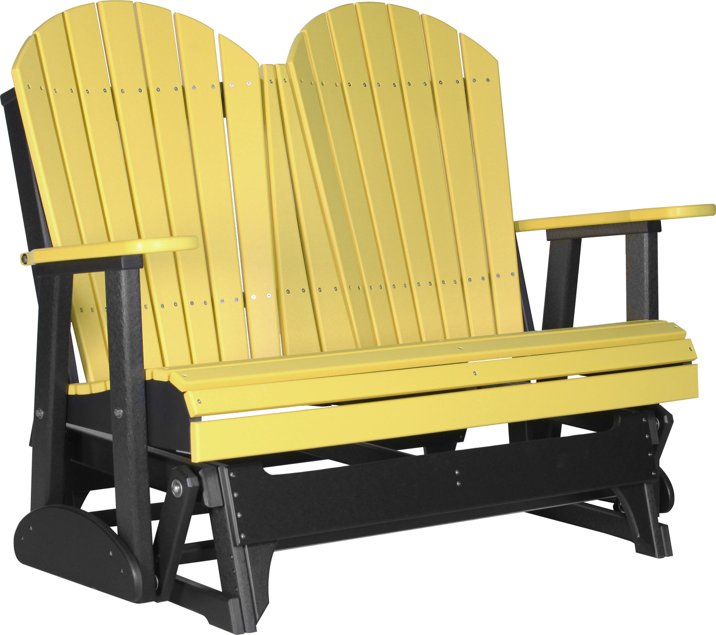 LuxCraft Recycled Plastic 4' Adirondack Glider Chair  - LEAD TIME TO SHIP 14 BUSINESS DAYS