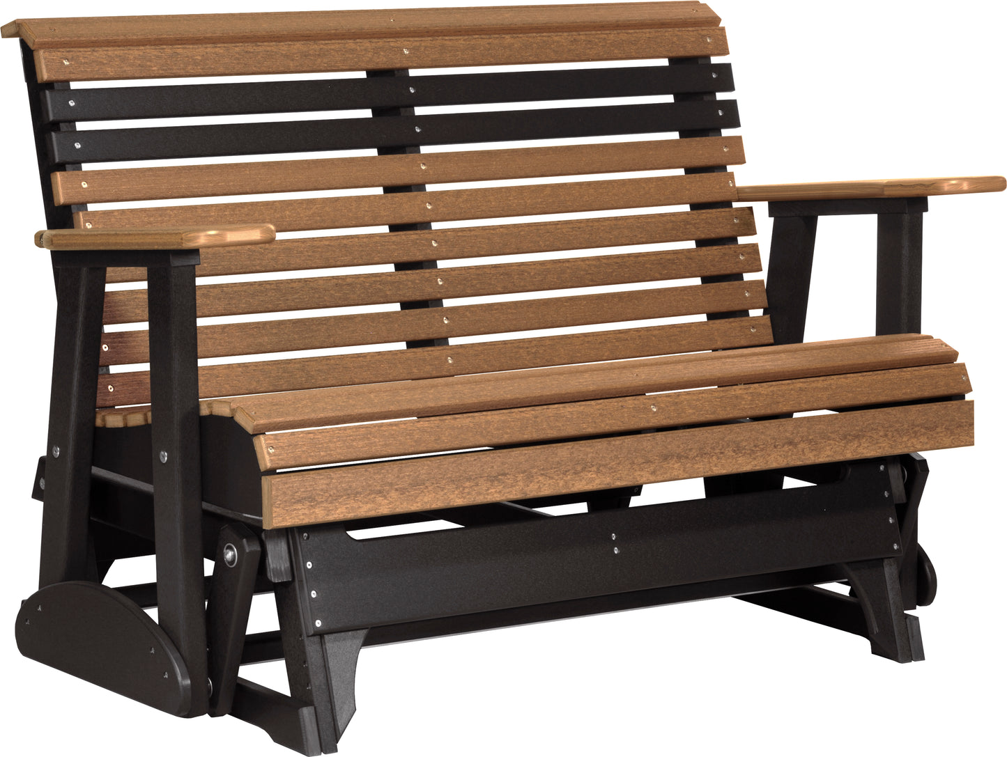 LuxCraft Rollback Recycled Plastic 4ft. Plain Patio Glider - LEAD TIME TO SHIP 2 WEEKS OR LESS