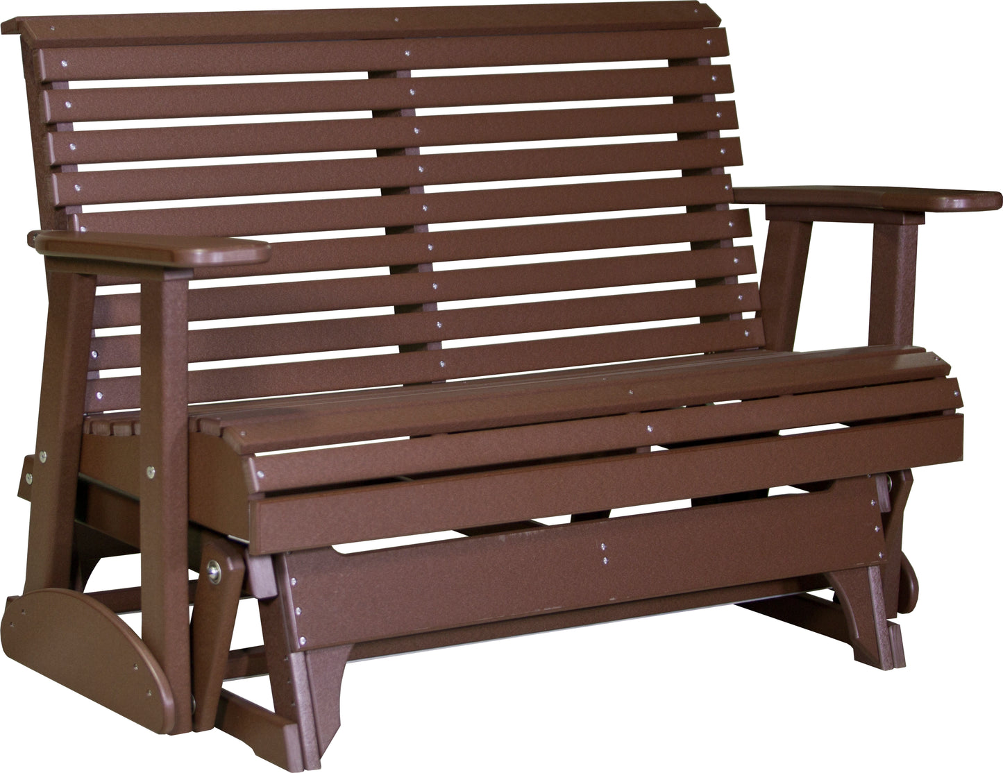 LuxCraft Rollback Recycled Plastic 4ft. Plain Patio Glider - LEAD TIME TO SHIP 2 WEEKS OR LESS