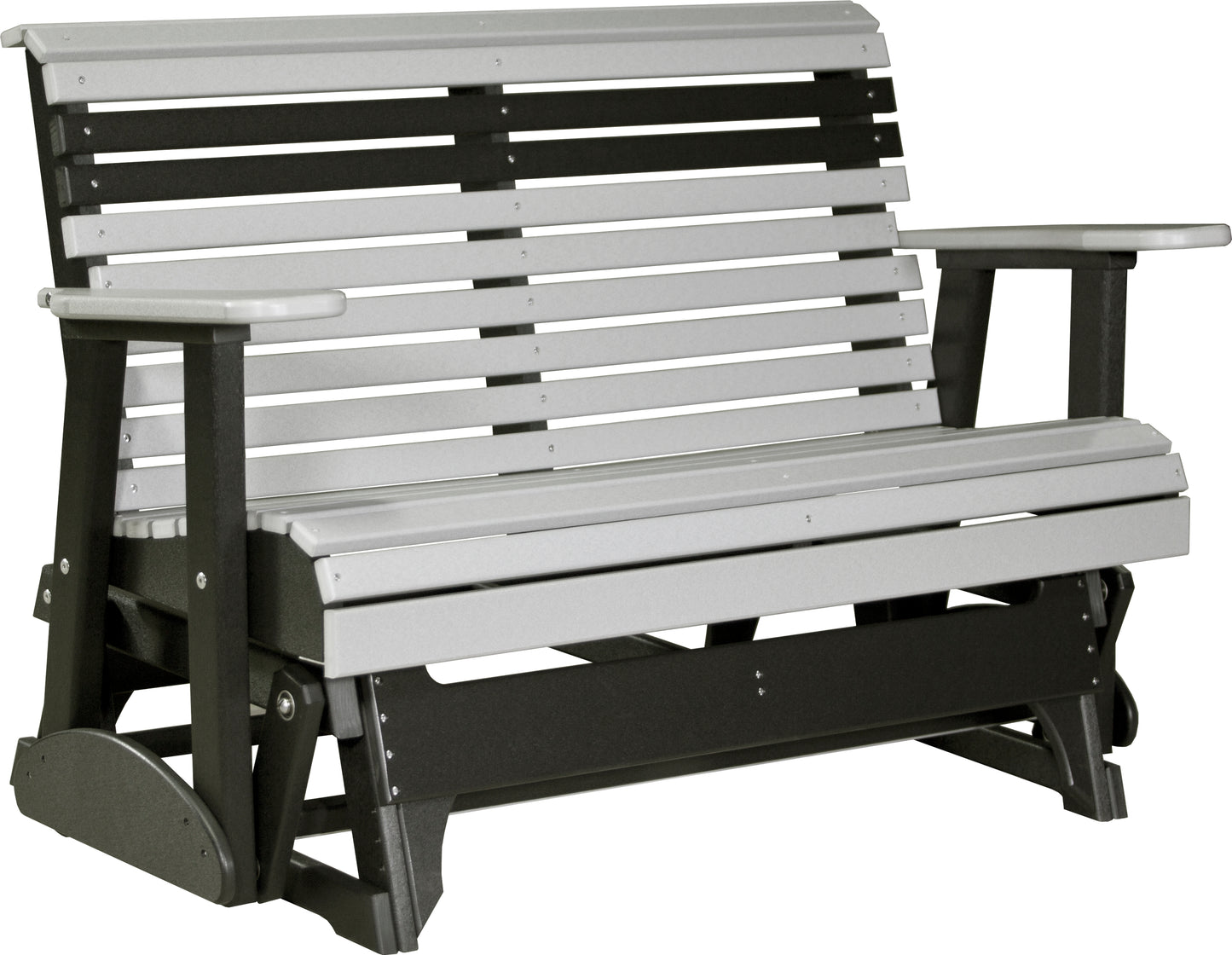 LuxCraft Rollback Recycled Plastic 4ft. Plain Patio Glider - LEAD TIME TO SHIP 2 WEEKS OR LESS