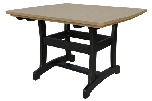 Patiova Recycled Plastic 4'x4' Adirondack Dining Table (DINING HEIGHT) 30" HIGH - LEAD TIME TO SHIP 6 WEEKS OR LESS