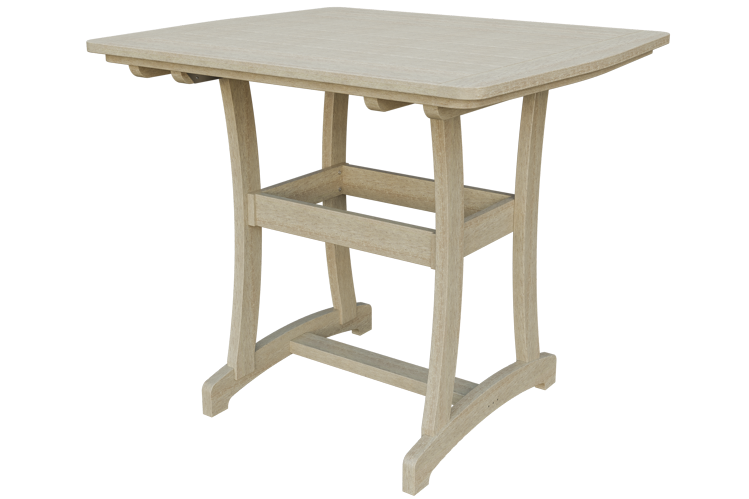 Patiova Recycled Plastic 4'x4' Adirondack Bar Table (BAR HEIGHT) 40" HIGH - LEAD TIME TO SHIP 6 WEEKS OR LESS