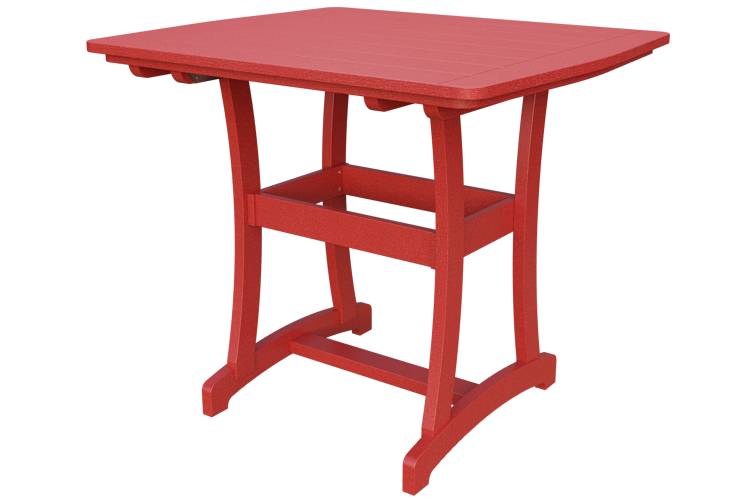 Patiova Recycled Plastic 4'x4' Adirondack Bar Table (BAR HEIGHT) 40" HIGH - LEAD TIME TO SHIP 6 WEEKS OR LESS