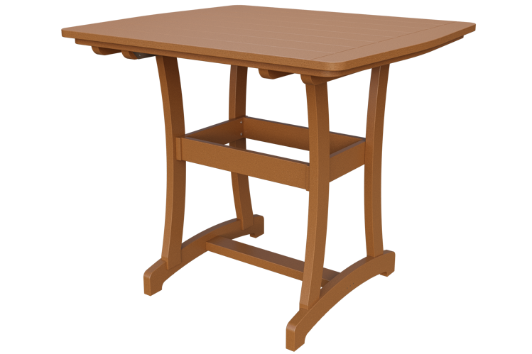 Patiova Recycled Plastic 4'x4' Adirondack Bar Table (BAR HEIGHT) 40" HIGH - LEAD TIME TO SHIP 6 WEEKS OR LESS