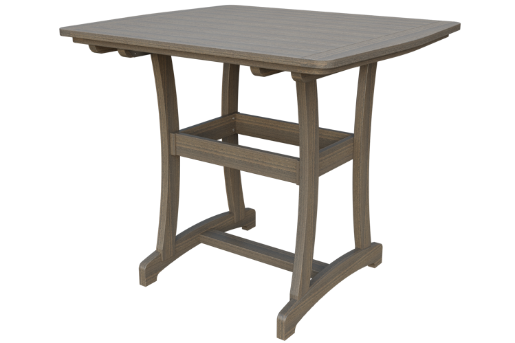 Patiova Recycled Plastic 4'x4' Adirondack Bar Table (BAR HEIGHT) 40" HIGH - LEAD TIME TO SHIP 6 WEEKS OR LESS