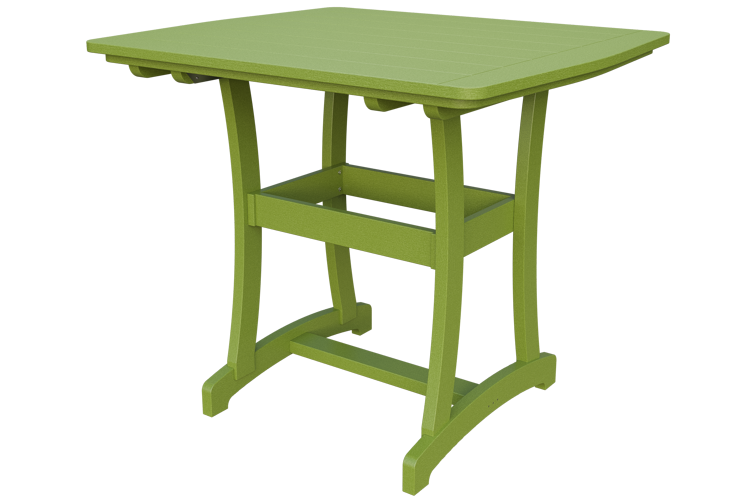 Patiova Recycled Plastic 4'x4' Adirondack Bar Table (BAR HEIGHT) 40" HIGH - LEAD TIME TO SHIP 6 WEEKS OR LESS