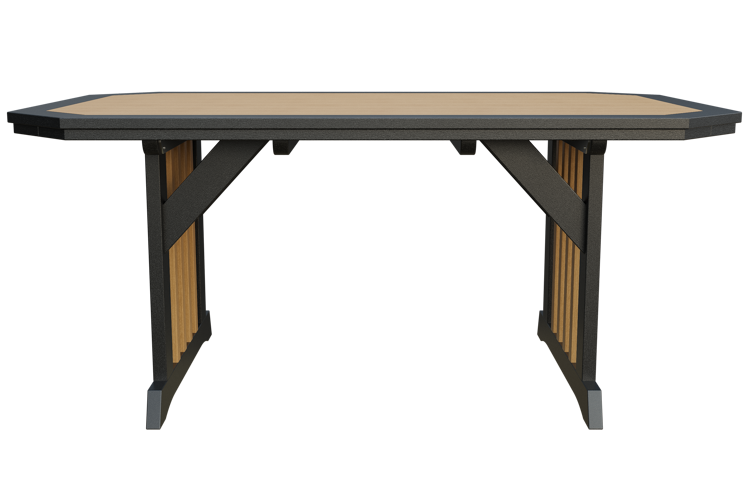 Patiova Recycled Plastic 4'x6' English Garden Dining Table - LEAD TIME TO SHIP 6 WEEKS OR LESS