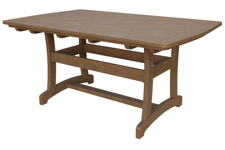 Patiova Recycled Plastic 4'x6' Legacy Dining Table (DINING HEIGHT) 30" HIGH - LEAD TIME TO SHIP 6 WEEKS OR LESS