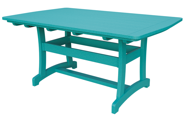 Patiova Recycled Plastic 4'x6' Legacy Dining Table (DINING HEIGHT) 30" HIGH - LEAD TIME TO SHIP 6 WEEKS OR LESS