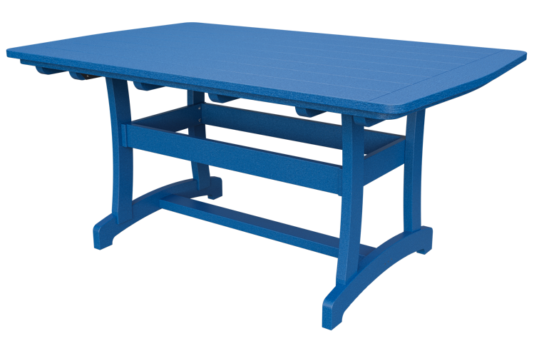 Patiova Recycled Plastic 4'x6' Legacy Dining Table (DINING HEIGHT) 30" HIGH - LEAD TIME TO SHIP 6 WEEKS OR LESS