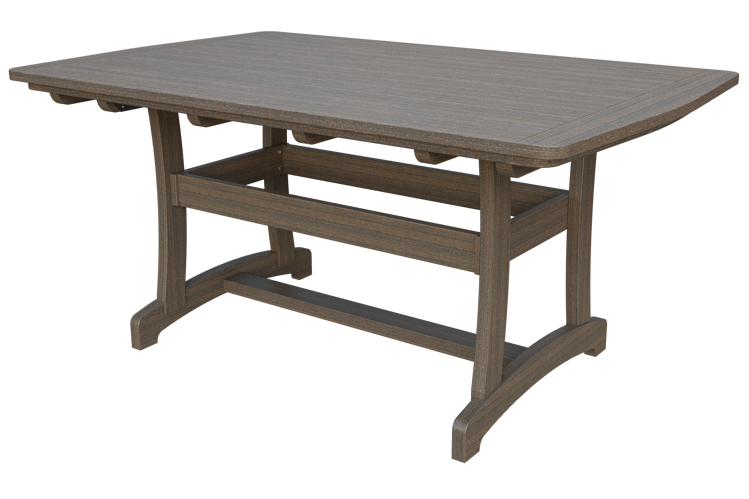 Patiova Recycled Plastic 4'x6' Legacy Dining Table (DINING HEIGHT) 30" HIGH - LEAD TIME TO SHIP 6 WEEKS OR LESS