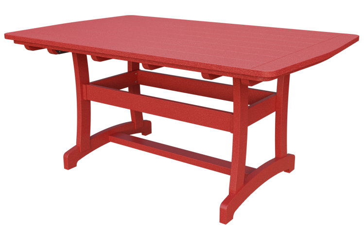 Patiova Recycled Plastic 4'x6' Legacy Dining Table (DINING HEIGHT) 30" HIGH - LEAD TIME TO SHIP 6 WEEKS OR LESS