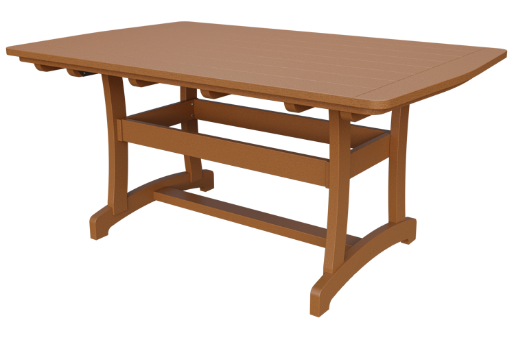 Patiova Recycled Plastic 4'x6' Legacy Dining Table (DINING HEIGHT) 30" HIGH - LEAD TIME TO SHIP 6 WEEKS OR LESS