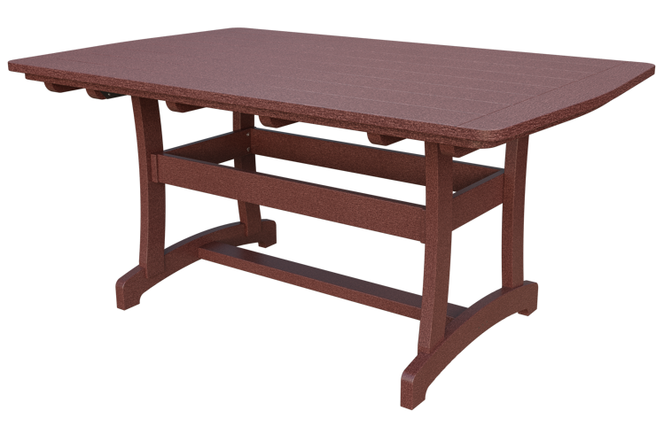 Patiova Recycled Plastic 4'x6' Legacy Dining Table (DINING HEIGHT) 30" HIGH - LEAD TIME TO SHIP 6 WEEKS OR LESS