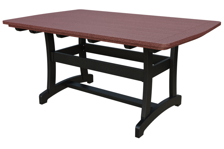 Patiova Recycled Plastic 4'x6' Legacy Dining Table (DINING HEIGHT) 30" HIGH - LEAD TIME TO SHIP 6 WEEKS OR LESS