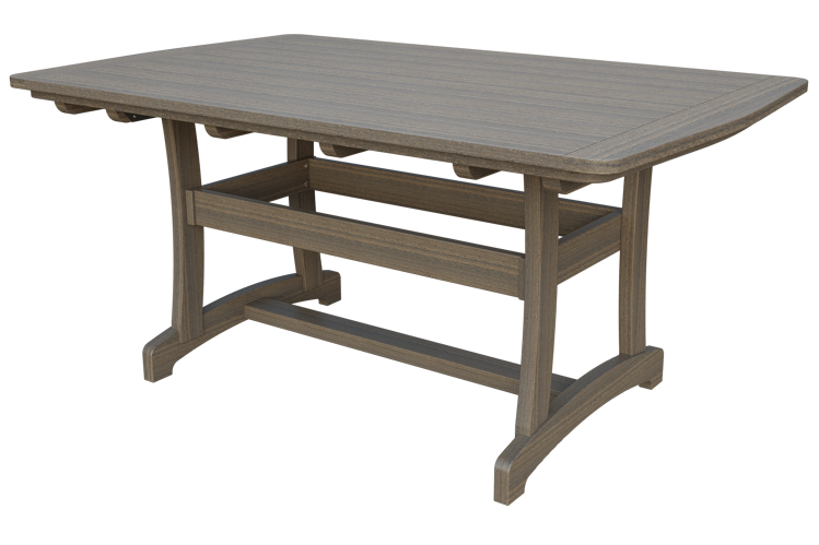 Patiova Recycled Plastic 4'x6' Legacy Dining Table (DINING HEIGHT) 30" HIGH - LEAD TIME TO SHIP 6 WEEKS OR LESS