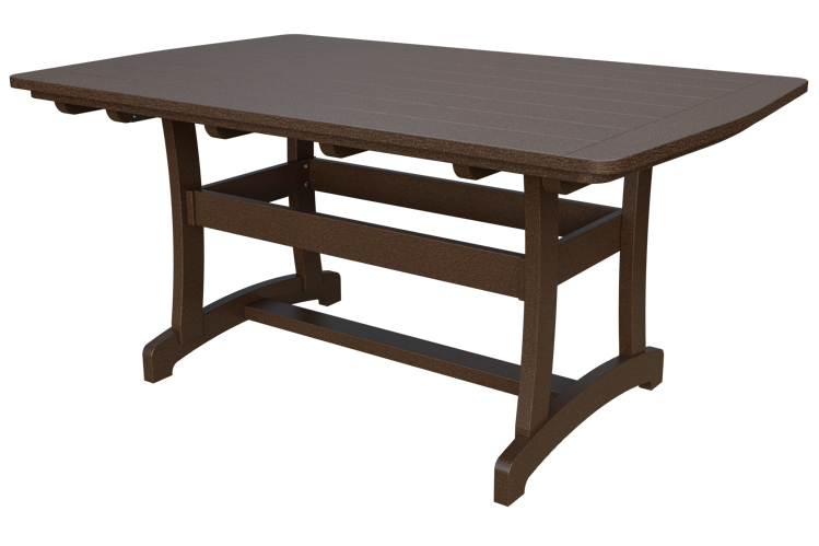 Patiova Recycled Plastic 4'x6' Legacy Dining Table (DINING HEIGHT) 30" HIGH - LEAD TIME TO SHIP 6 WEEKS OR LESS