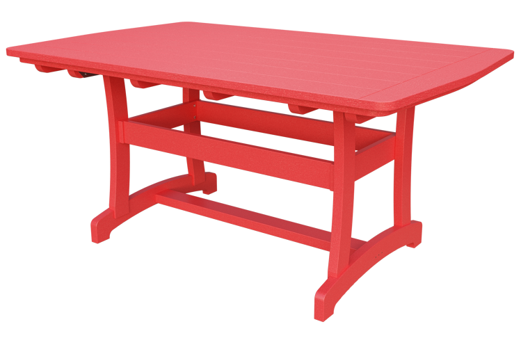 Patiova Recycled Plastic 4'x6' Legacy Dining Table (DINING HEIGHT) 30" HIGH - LEAD TIME TO SHIP 6 WEEKS OR LESS