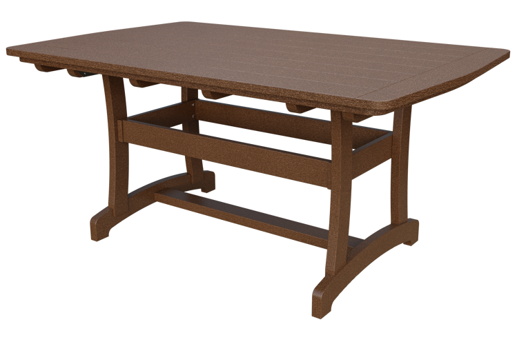 Patiova Recycled Plastic 4'x6' Legacy Dining Table (DINING HEIGHT) 30" HIGH - LEAD TIME TO SHIP 6 WEEKS OR LESS