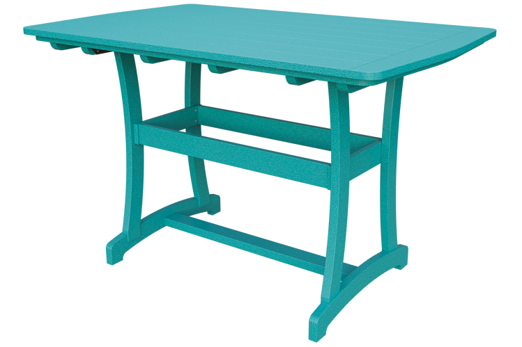 Patiova Recycled Plastic 4'x6' Adirondack Bar Table (BAR HEIGHT) 40" HIGH - LEAD TIME TO SHIP 6 WEEKS OR LESS