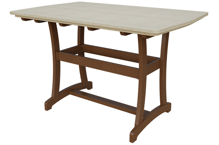 Patiova Recycled Plastic 4'x6' Adirondack Bar Table (BAR HEIGHT) 40" HIGH - LEAD TIME TO SHIP 6 WEEKS OR LESS