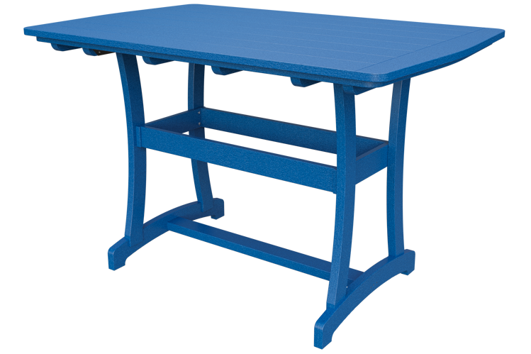 Patiova Recycled Plastic 4'x6' Adirondack Bar Table (BAR HEIGHT) 40" HIGH - LEAD TIME TO SHIP 6 WEEKS OR LESS