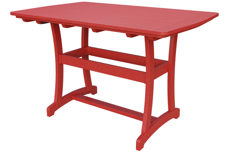 Patiova Recycled Plastic 4'x6' Adirondack Bar Table (BAR HEIGHT) 40" HIGH - LEAD TIME TO SHIP 6 WEEKS OR LESS