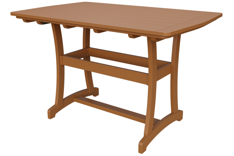 Patiova Recycled Plastic 4'x6' Adirondack Bar Table (BAR HEIGHT) 40" HIGH - LEAD TIME TO SHIP 6 WEEKS OR LESS