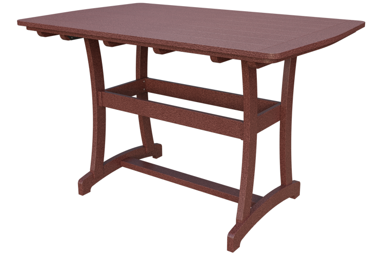 Patiova Recycled Plastic 4'x6' Adirondack Bar Table (BAR HEIGHT) 40" HIGH - LEAD TIME TO SHIP 6 WEEKS OR LESS