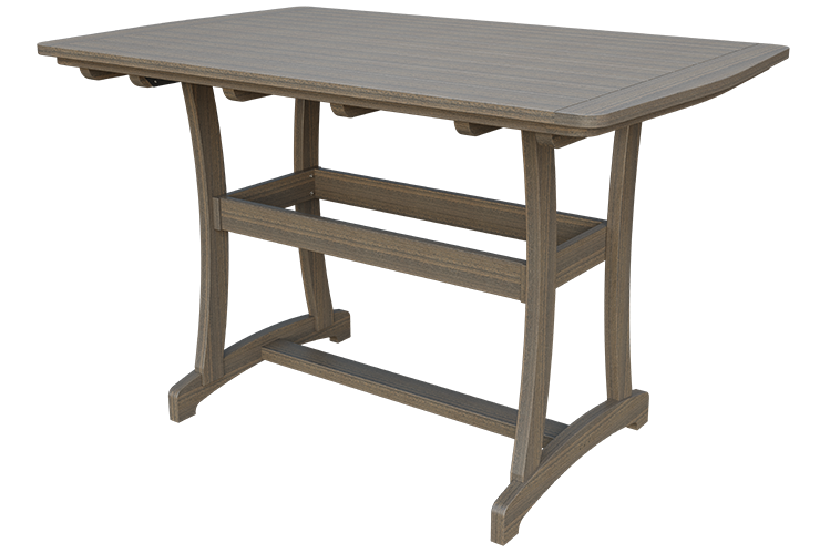 Patiova Recycled Plastic 4'x6' Adirondack Bar Table (BAR HEIGHT) 40" HIGH - LEAD TIME TO SHIP 6 WEEKS OR LESS