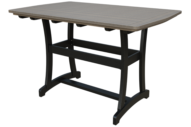 Patiova Recycled Plastic 4'x6' Adirondack Bar Table (BAR HEIGHT) 40" HIGH - LEAD TIME TO SHIP 6 WEEKS OR LESS