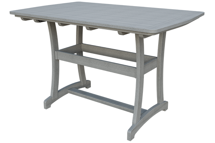 Patiova Recycled Plastic 4'x6' Adirondack Bar Table (BAR HEIGHT) 40" HIGH - LEAD TIME TO SHIP 6 WEEKS OR LESS